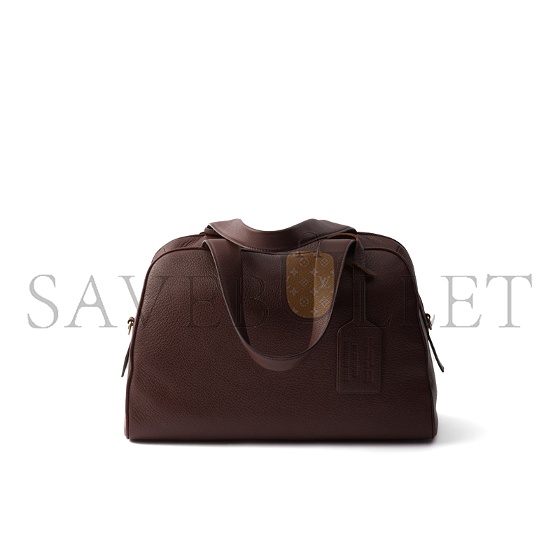 Pra*a large leather top-handle bag 1bb148 (33*22*14cm)